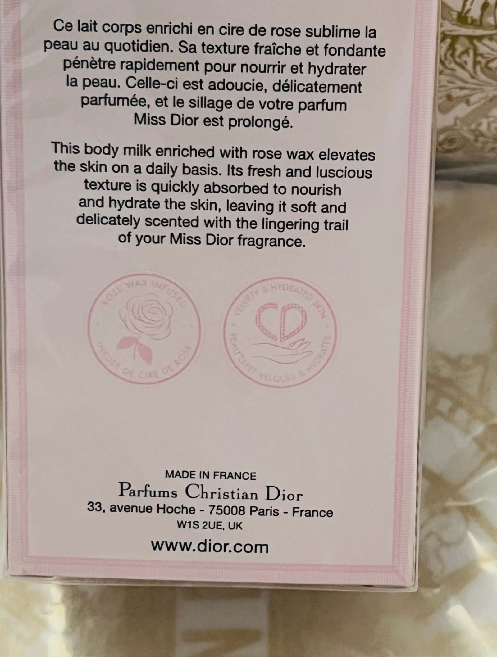 Miss Dior Le lait pour le corps réconfortant à la cire de rose – photo 6